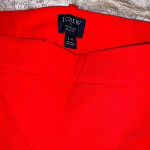 J.Crew Winnie pant in flame 🔥
